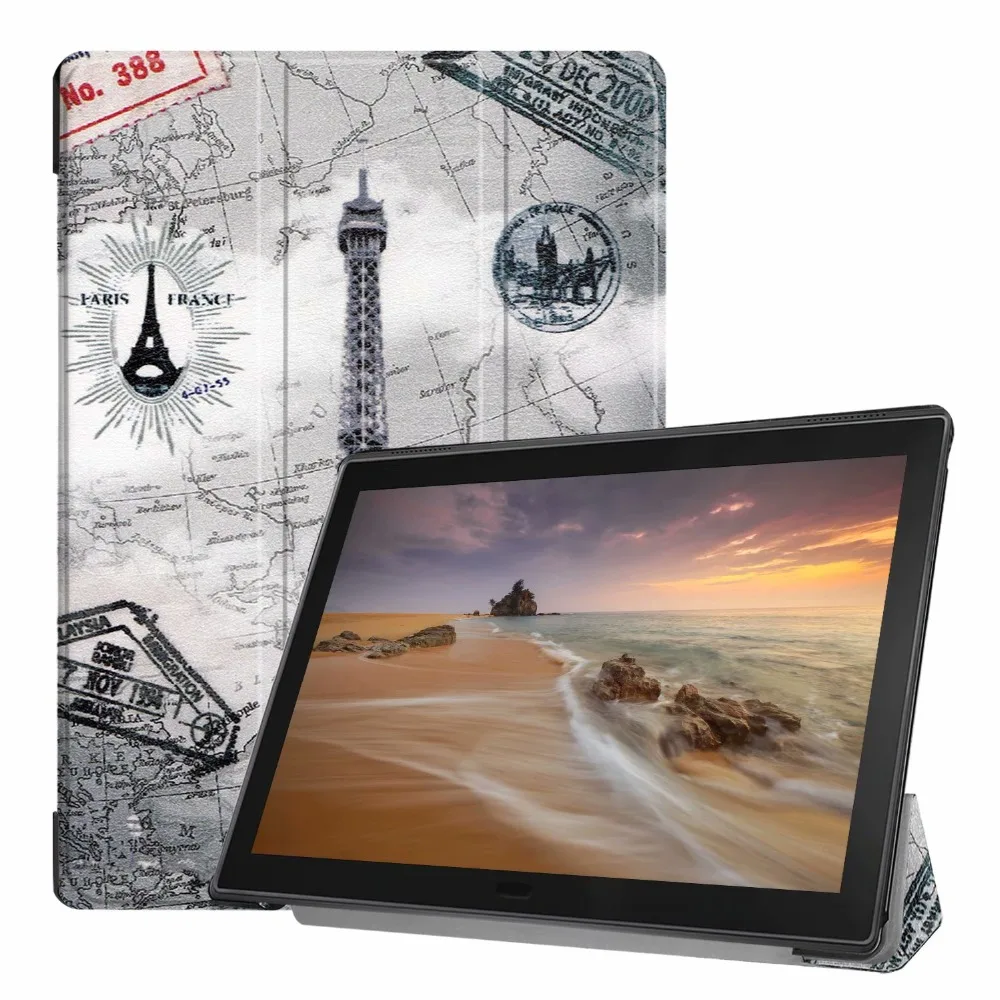 Чехол для планшета Funda Capa Tab E 10 2018 Lenovo E10 TB X104F Магнитный чехол подставка из