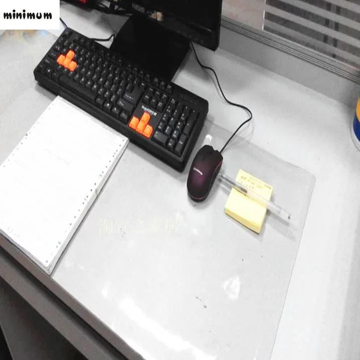 Student table mats Transparent tablecloth Crystal table mat Desk