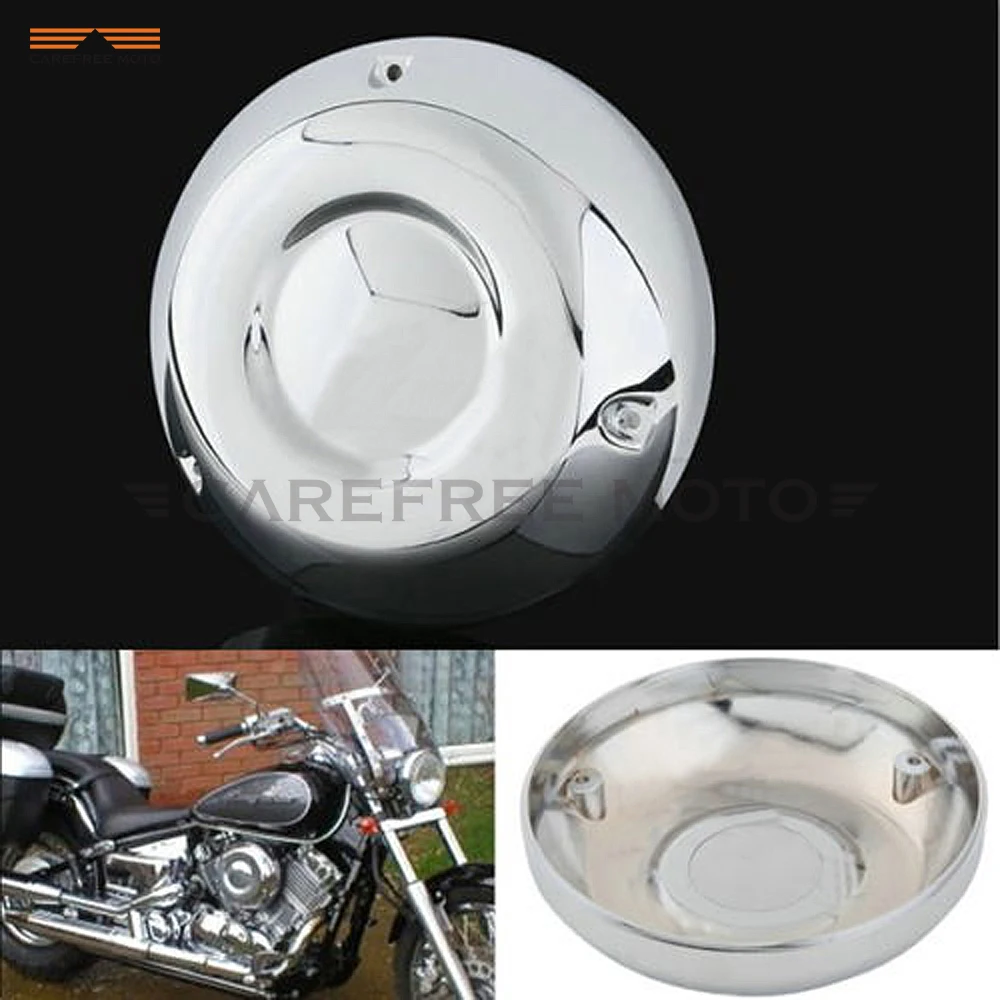 1 Pcs Chrome Motorcycle Air Cleaner Cover case for Yamaha VStar Custom