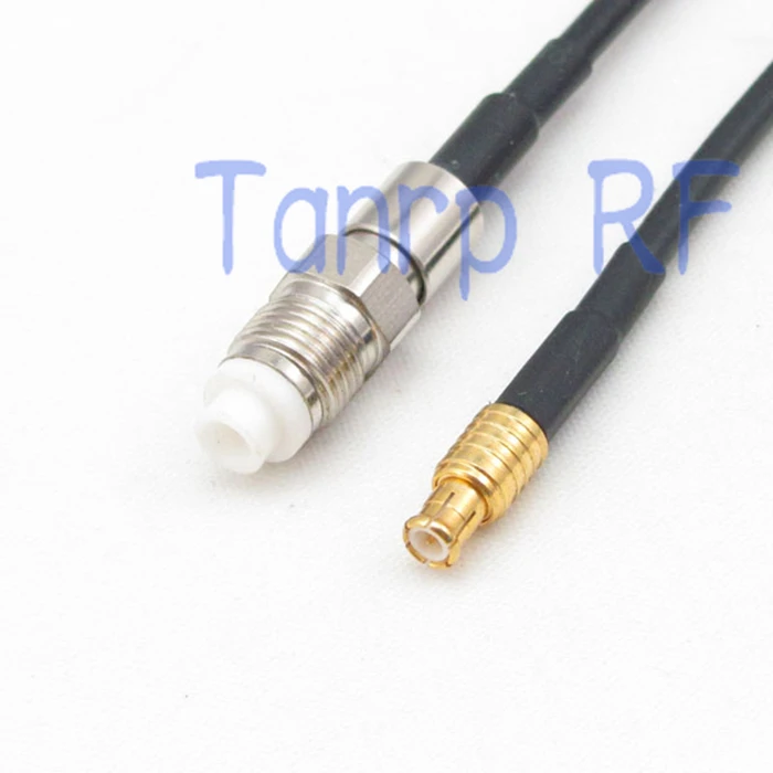 6in FME female jack to MCX male plug RF connector adapter 15CM Pigtail coaxial jumper cable