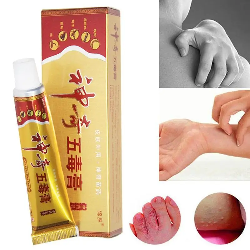 

1pc Natural Herbal Skin For Relief Psoriasis Cream Pruritus Dermatitis Eczematoid Eczema Treatment Ointment Body Skin Care 15g