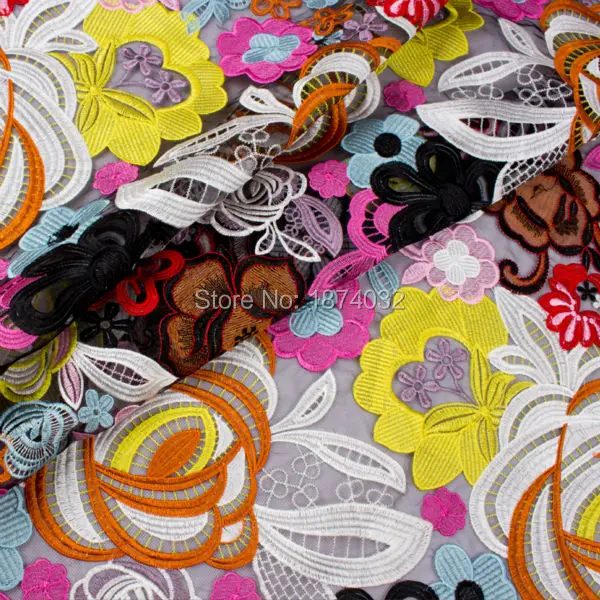 Сетка сделай сам Красная Вышивка высокое качество африканская вышивка 2018