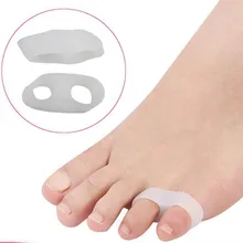 1 пара Hallux вальгусная деформация силиконовый корректирующий гель для ухода за ногами разделитель пальцев ног протектор для мизинца регулятор Bunion Protetor Joanete