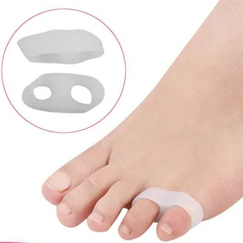 

1Pair Hallux Valgus Silicone Correction Gel Foot Care Toe Separator Little Finger Protector Bunion Adjuster Protetor Joanete
