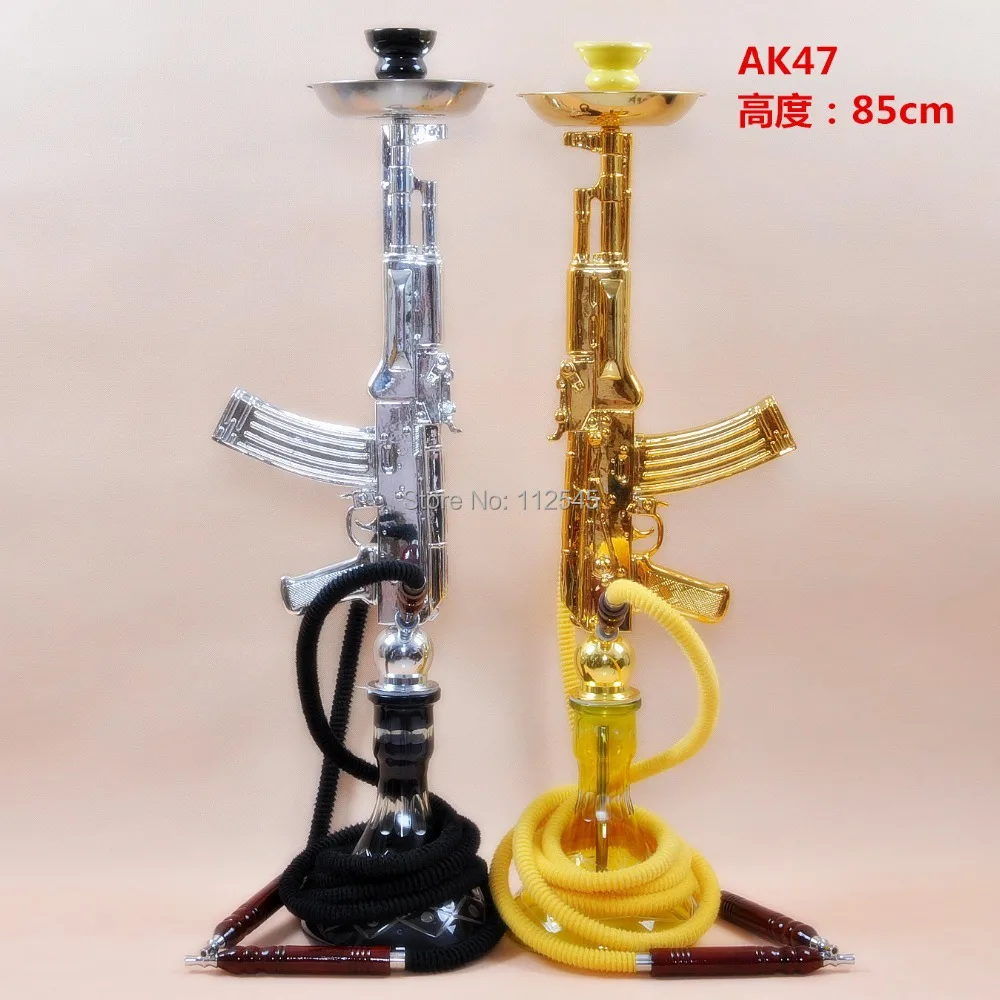 85cm height AK47 GUN HOOKAH,SHISHA.FREE SHIPPING also for Russia two