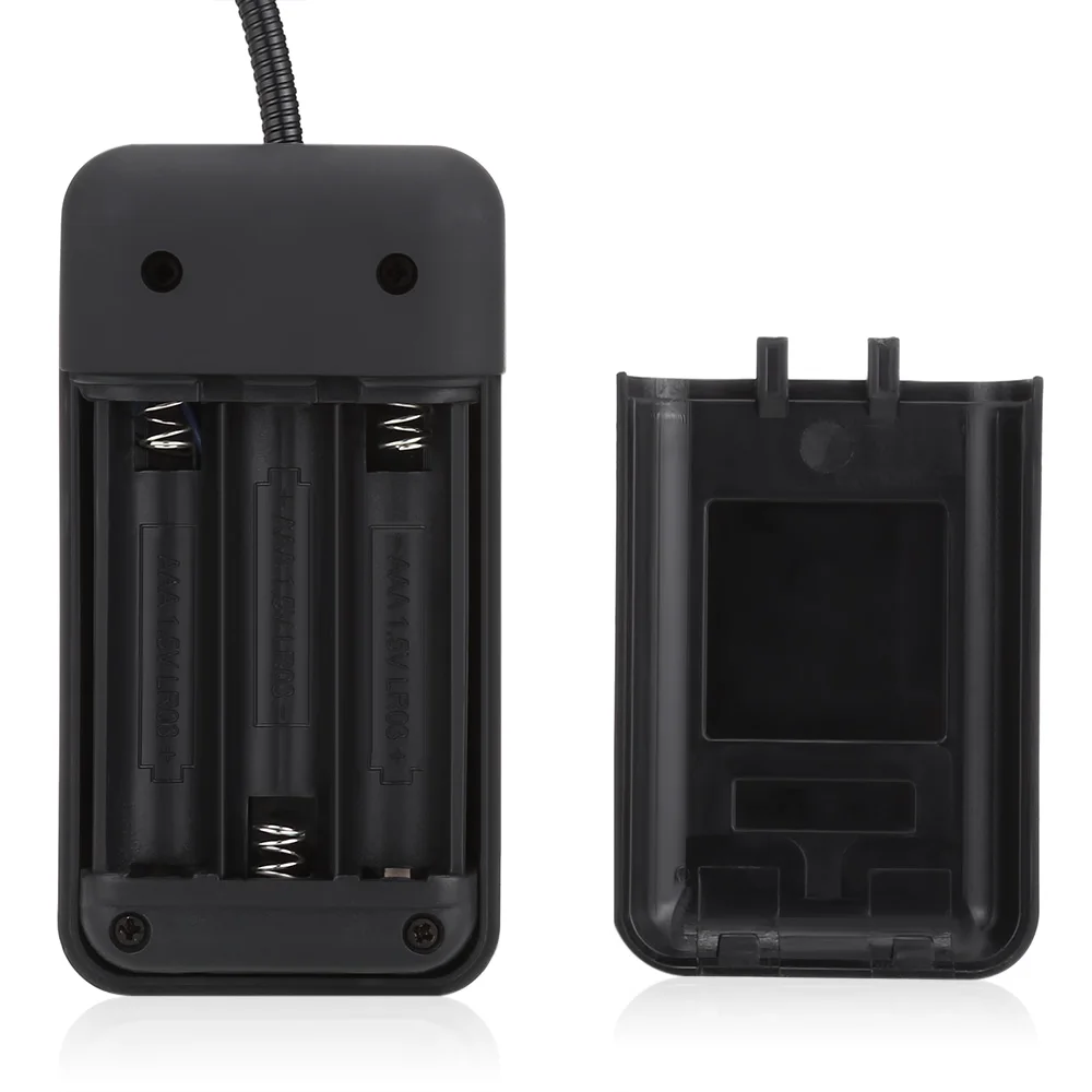 Dimmable Led Book Reading Table Lamp Dual Arms Flexible Clip on Book USB AAA Battery Powered For St - 32856849639