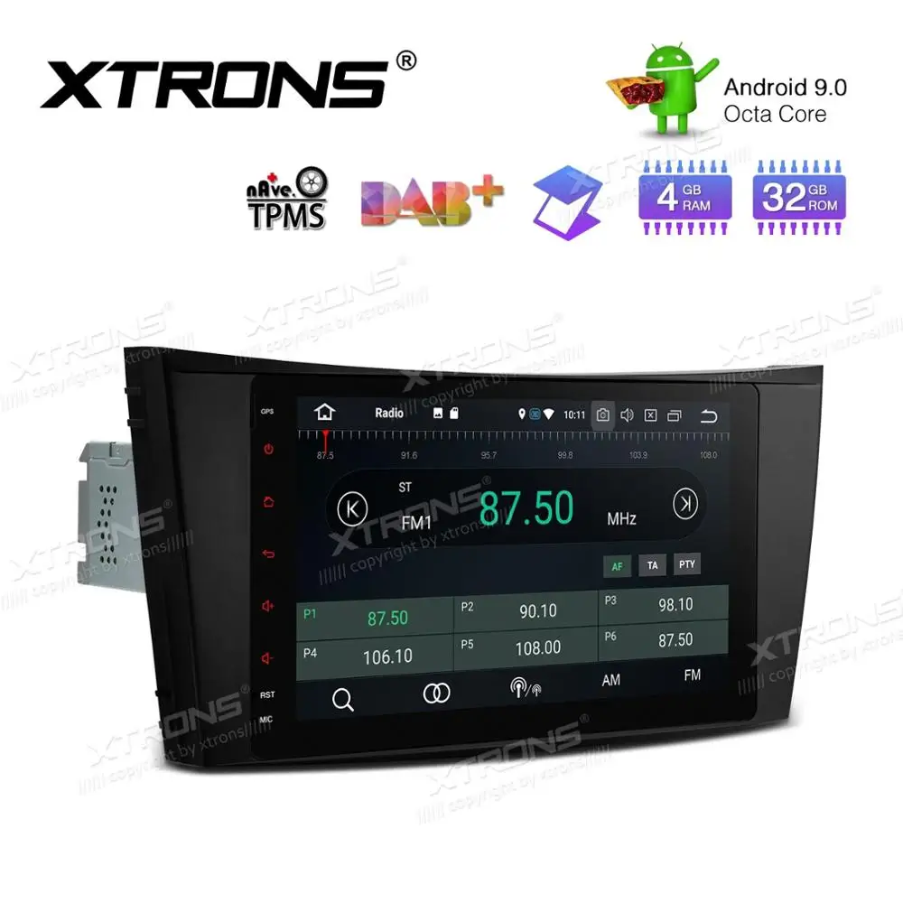 Cheap 8" Android 9.0 Pie OS Car Multimedia Navigation GPS Radio for Mercedes-Benz E-Class W211 2002-2008 & CLS-Class W219 2005-2006 1