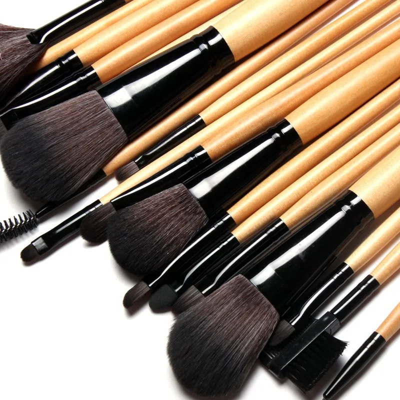 Профессиональный 18 шт. набор кистей для макияжа порошок Румяна Фонд кисть для лица Цвет Косметика Foundation Brush