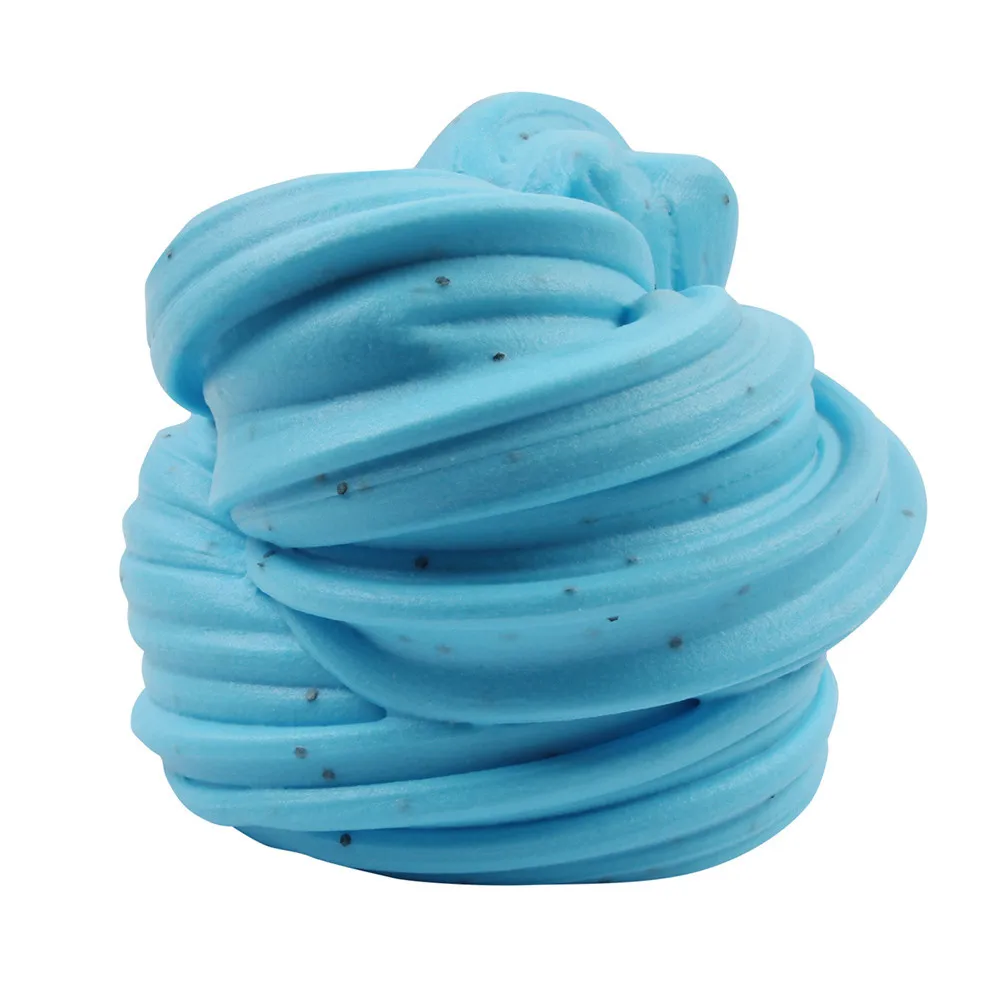 

Beautiful Color Fairy Floss Cloud Slime Reduced Pressure Mud Stress Relief Kids Clay Toy Blue