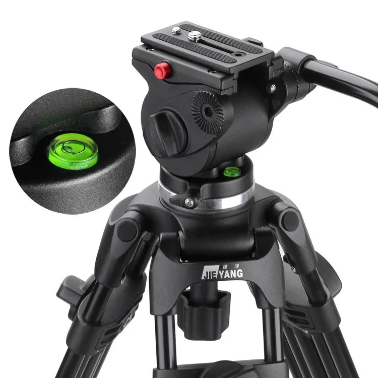 

DHL PROGO JY0508B JY-0508B 6KG height 185cm Professional Video Tripod/Dslr VIDEO Tripod Fluid Head Damping for video wholesale