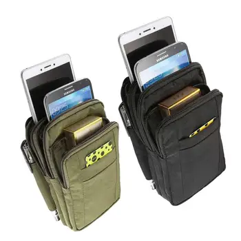 

large Size Waist Belt Bag Belt Pouch for Huawei Mate 20x Phone Pouch 7.0'' Universal Nylon Belt Clip Mobile Phone Power Bank Bag