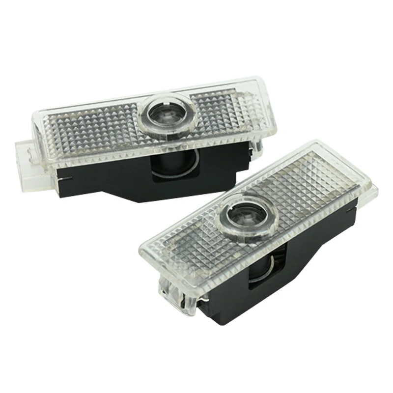 2 قطع LED باب السيارة مرحبا ضوء مجاملة سيارة أدى ليزر العارض شعار شبح ظل ضوء لسيارات Bmw M3 M4 m5 M6 M شعار الطاقة ضوء