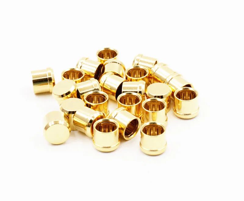 12 pcs 8 Noise Stopper 24K gold Plated Copper RCA Plug Caps Rhodium |