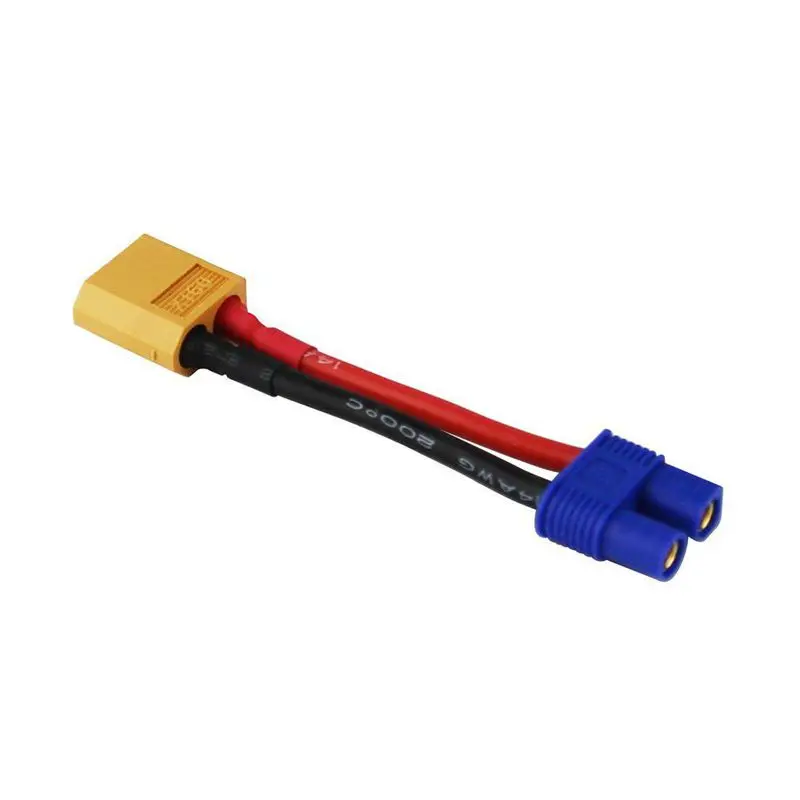 ABGN Hot 3pcs XT60 XT 60 папа к EC3 гнездовой разъем адаптера провода для RC Lipo батареи 14awg 1 96