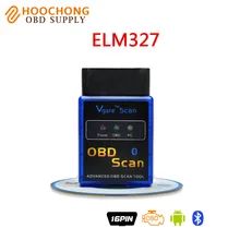 Factory Price Promotion New MINI Vgate V 2.1 ELM 327 Bluetooth Scan OBD2 / OBDII ELM327 V2.1 Code Scanner BT adapter