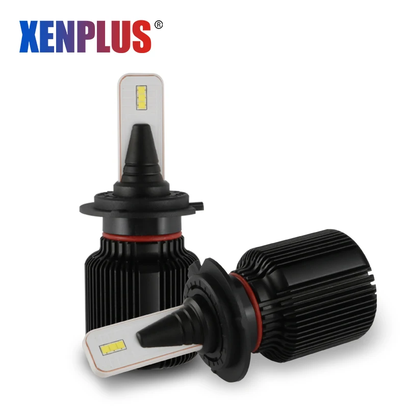 Xenplus 2шт H7 led H4 H11 HB3 HB4 9004 фара CSP двойной цвет 8000лм 12В Автомобильные фары