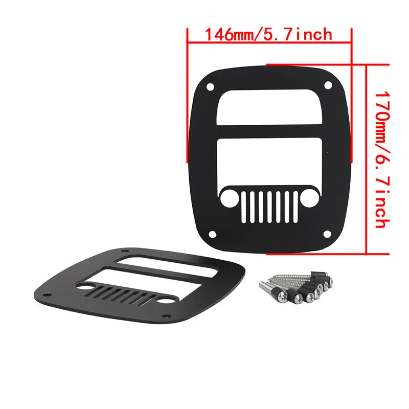 Для 1987 2006 Jeep Wrangler TJ YJ задний фонарь Чехлы задние фонари защита лампы Защита