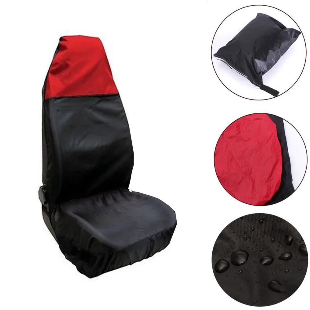 

1 PC Heavy Duty Universal Waterproof Car Front Seat Covers Protector Seats The Car Chair Cover Protective Mats #M15