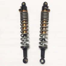 15.75 “400mm 8mm primavera Motocicleta Choques Absorvedores de Suspensão para Honda Yamaha Suzuki Kawasaki Dirt bikes Gokart ATV