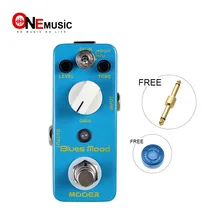 MOOER Blues Mood гитарный эффект педали блюз педаль водителя истинный обход дизайн гитарная педаль с золотая педаль разъем