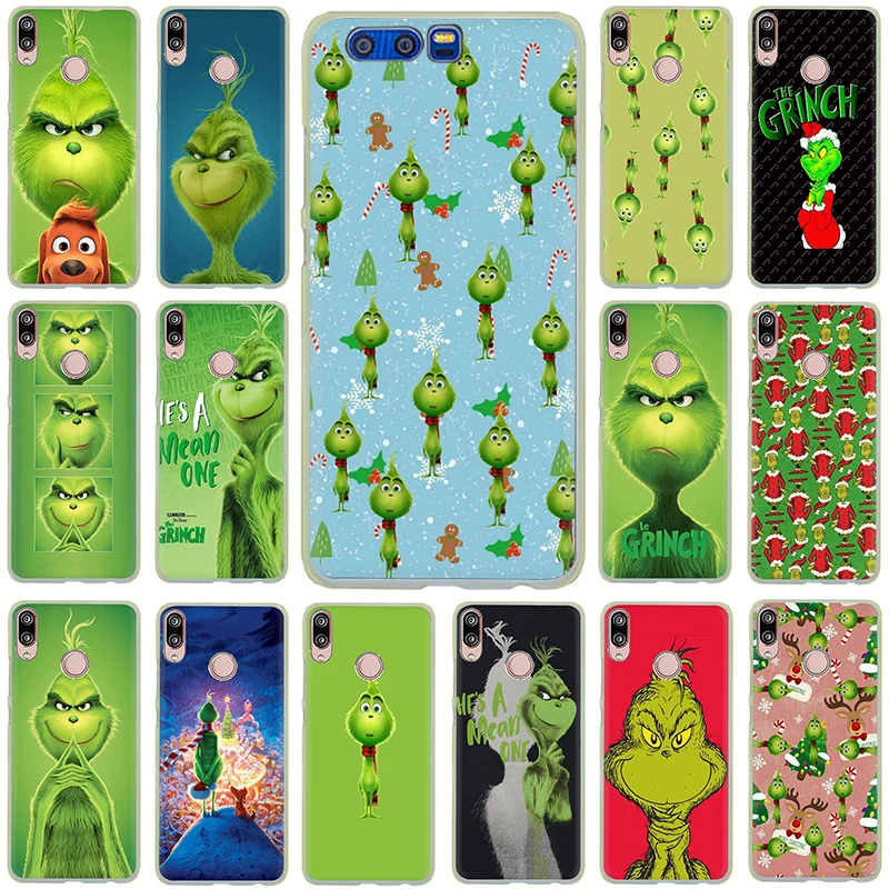 

Green Grinch Hard phone cover case for Huawei P8 P9 P10 P20 P30 Plus Pro Lite Mini P Smart