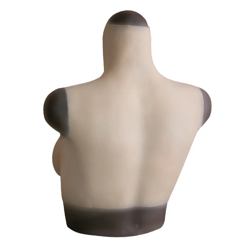 B Чашка груди пластина с жидким силиконовым наполнением поддельные boob torso для