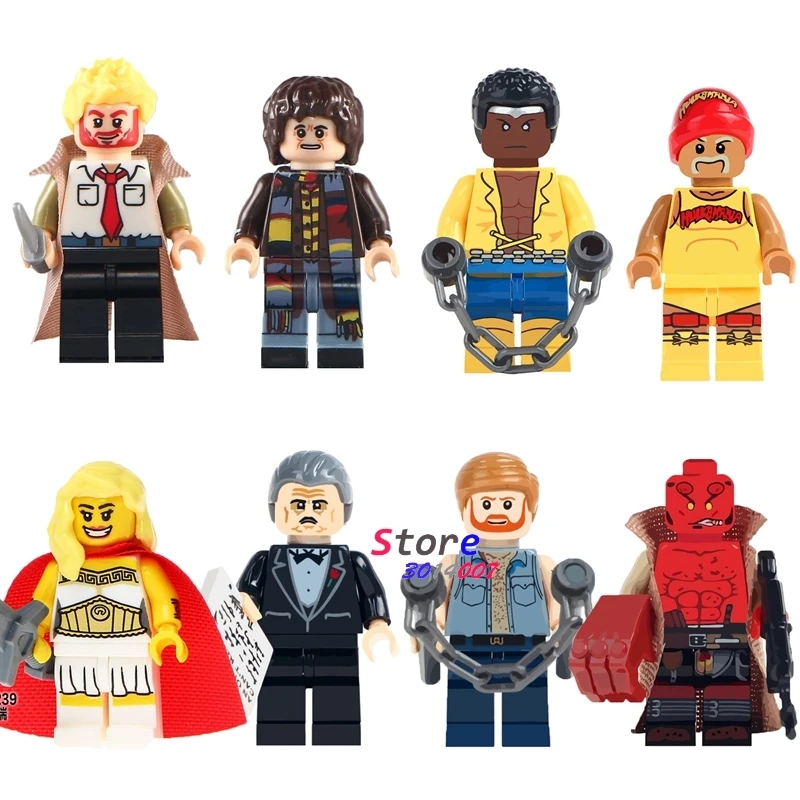 

50pcs Classic Movie Constantine Doctor Who She-Ra HellBoy building block bricks for kits kid girls children toy
