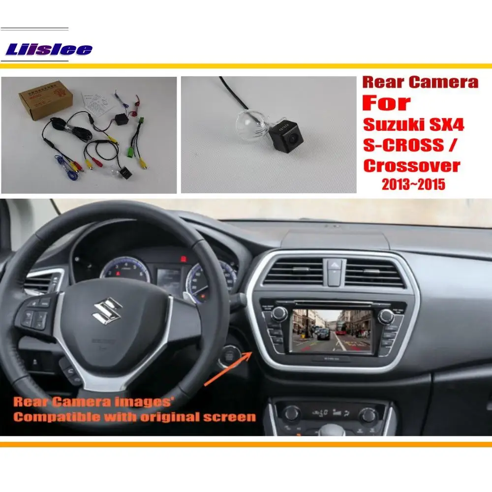 

Rear View Camera / Back Up Reverse Camera Sets For Suzuki SX4 S-CROSS / Crossover 2013~2015 / RCA & Original Screen Compatible
