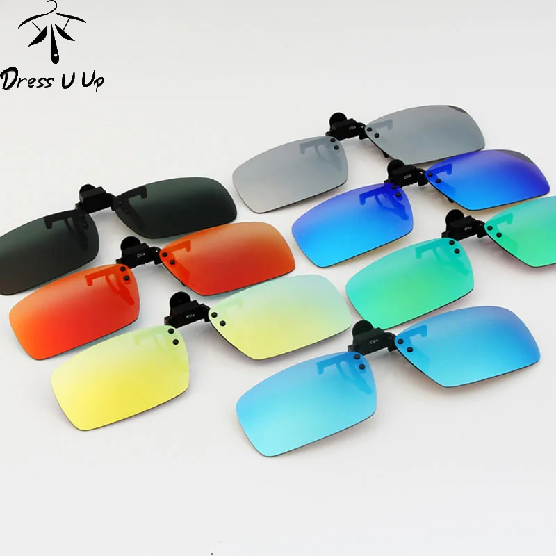 New Frog Polarized UV 400 Polarized Clip on Eyeglasses Flip up Sunglasses Goggles Eyewear Oculos
