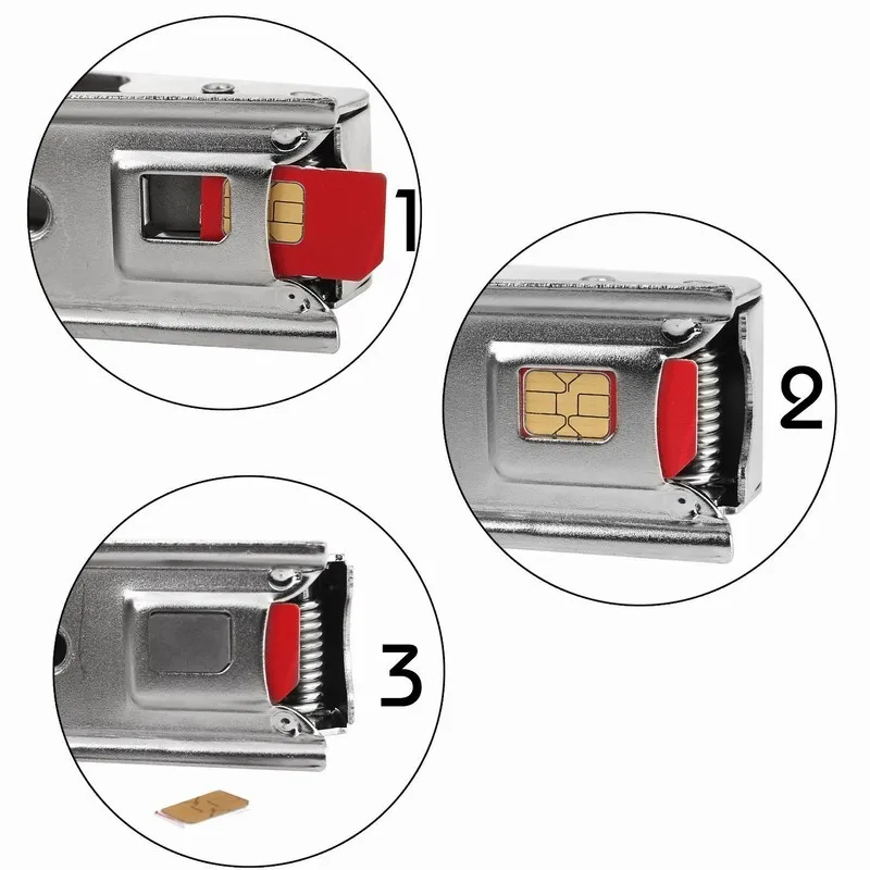 Ascromy Nano SIM Cutter Punch Standard Micro Adapter инструмент для iPhone 7 Plus 5 5S se 6 S 5C Samsung S8 Huawei P9 P10|sim tool|tools