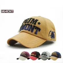 Бренд Jamont новое поступление мужская и женская хлопковая бейсболка s Зимняя уличная бейсболка с вышивкой с буквенным принтом