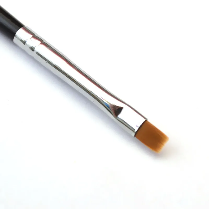 1 шт розовая ручка для рисования ногтей, кисть для рисования, черная ручка для дизайна ногтей, порошковая щетка для очистки пыли для УФ-геля, Маникюрный Инструмент для дизайна ногтей