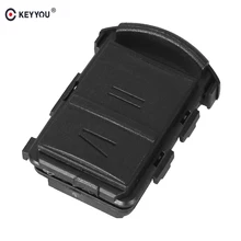 KEYYOU 2 Knoppen Reserve Hard Remote Key Body Shell Fit Voor Vauxhall Opel Agila Combo Van Corsa C Meriva