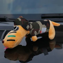 Новые Пузырьковые частицы, бамбуковый уголь, защита окружающей среды, высококлассный автомобильный дезодорант для игрушек, длинный рот, собака, мягкая плюшевая кукла