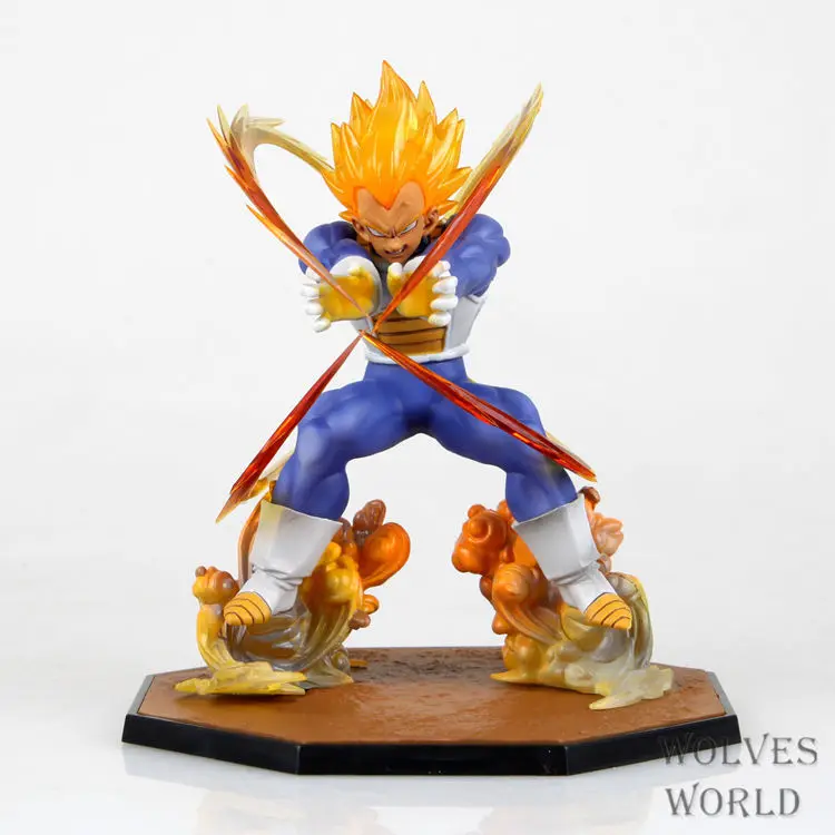 Dragon Ball Z Super Saiyan Vegeta Black Model Statue Figure Comic Edition Dragon Ball Z Super Saiyan Vegeta Black Model Statue Figure Comic Edition