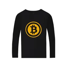 Two Step Bitcoin T Shirt Men Women Summer Clothing Brand T-shirt Print Bitcoin Long Sleeve Tees