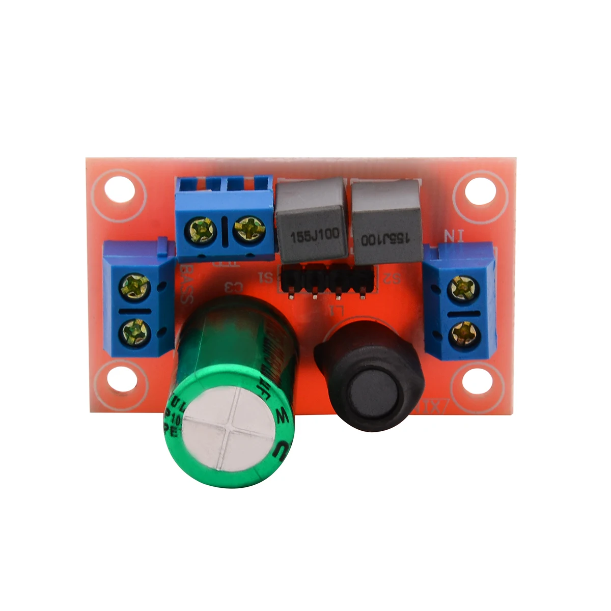 120W Adjustable Treble Bass Audio Speaker Frequency Divider 2 Way HiFi Speaker Crossover Filters Module For Home Audio Car Audio