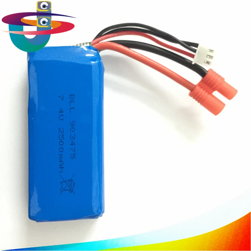Одна часть 7 4 В 2500 мАч 2 S 25C Lipo Батарея для SYMA X8G X8HC X8HG Huanqi 899 RC Quadcoper drone запасной
