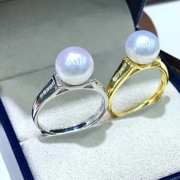 

925 Silver Ring Mounts Finger Ring Adjustable Resizable Ring Findings and Component Jewelry Parts Fittings Accessories for Stone