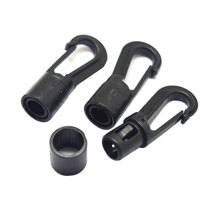 15 Pcs Bungee/ Shock Cord Hook Terminal End Tabbed S Hooks for 5mm Bungee Rope Kayak canoes sup board | Спорт и развлечения
