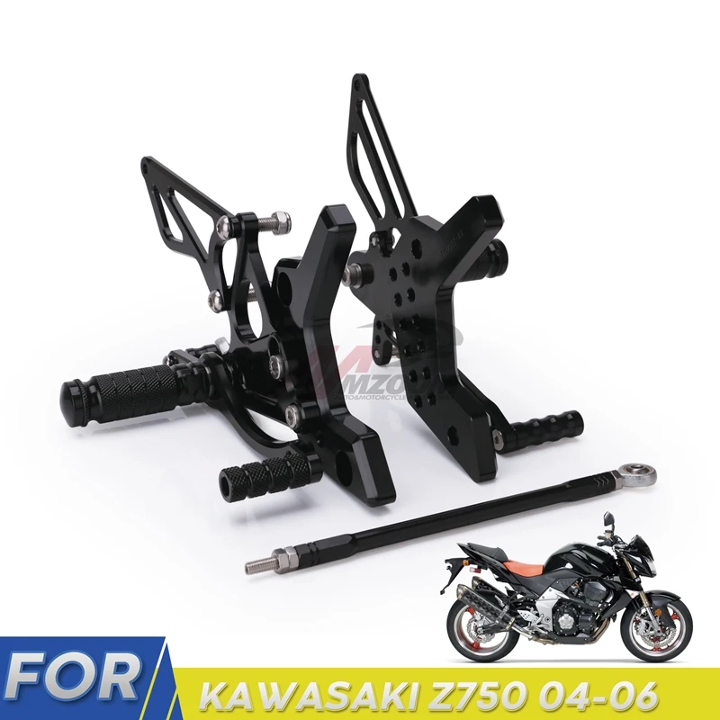 Мотоцикл Rearsets задний Набор CNC Алюминиевые Регулируемые подножки педаль Подножка