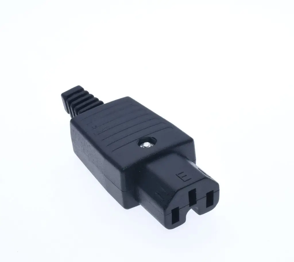 Проводная электрическая розетка 250 в 10 А IEC320 C13 C14 C15 AC PDU UPS Встроенный кабель
