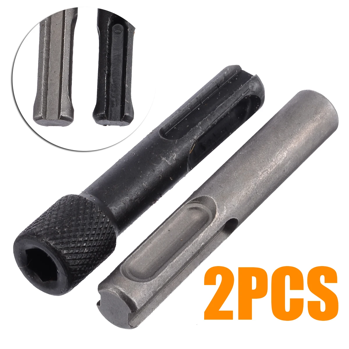 

2pcs/Set Drill Bit Adaptor Hex Shank Screwdriver Holder 1/4 inch Converter Magnetic SDS Kit for Hammers Impact Drill Bits