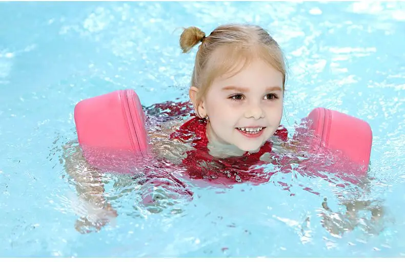 kids swimming sleeves Solid liner No Need Inflatable for accessories Baby Swimming armbands (11)