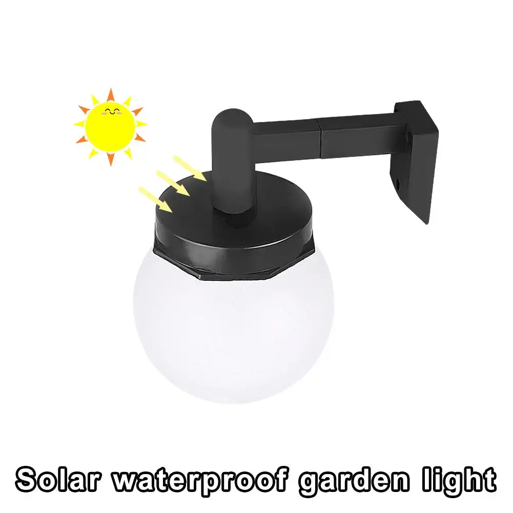 3 Вт Солнечный светодиодный настенный светильник Открытый водонепроницаемый настенный светильник IP65 Солнечный Сад Двор коридор крыльцо огни - Испускаемый цвет: Cold White