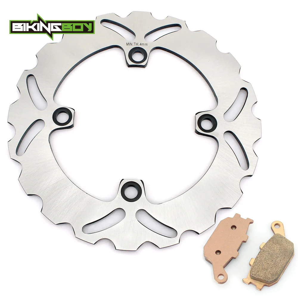 

BIKINGBOY Rear Brake Disc Disk Rotor Pads CBR600RR 91-06 CBR900RR CBR 929 954 RR VTR1000F FIRESTORM SUPER HAWK VTR 1000 SP1 SP2