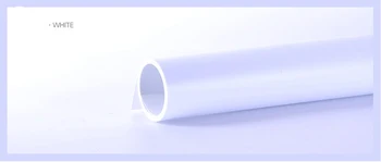 

60cm x 125cm White PVC Background Waterproof Anti-wrinkle Backdrop for Photo Studio Photography Background Equipment
