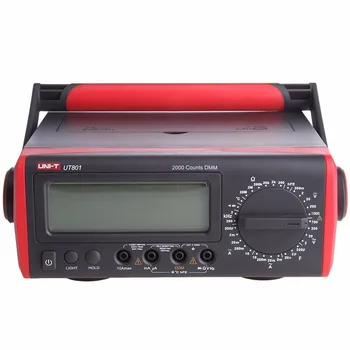 

UNI-T UT801 LCD Bench Type Digital multimeters 1000V 10A Volt Amp Ohm Capacitance Hz Tester High-Accuracy