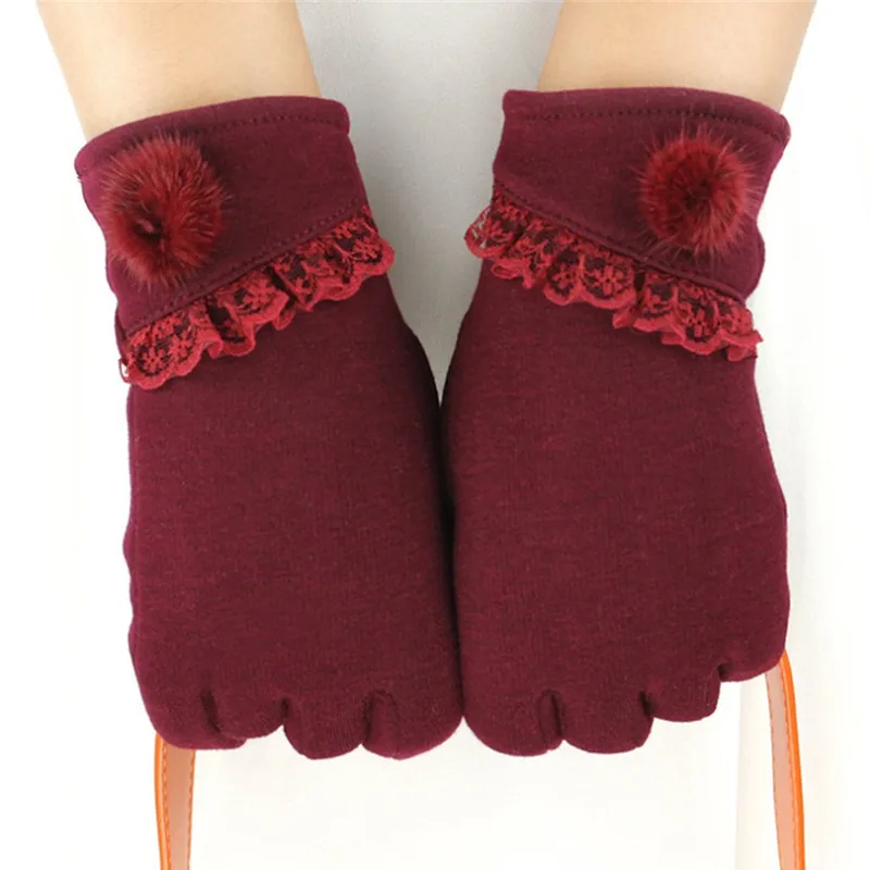 2018 Горячие Зимние женские модные теплые перчатки женские перчатки до запястья Сенсорный экран перчатки полный палец варежки утолщенные