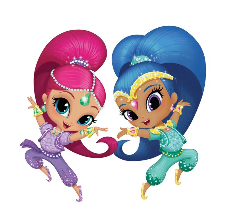 Shimmer and Shine в коробке Shimmer платье комплект Дошкольный костюм Одежда для девочек маскарадные костюмы